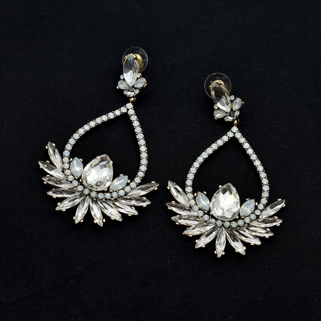 Drop Earrings with Diamantes